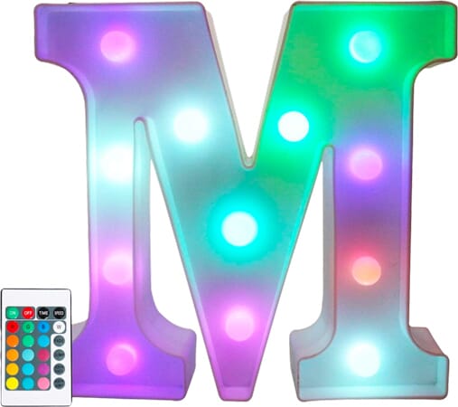 Colorful LED Marquee Letter