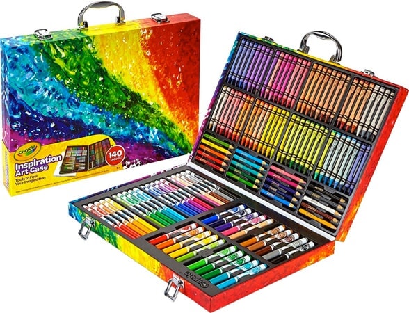 Crayola Inspiration Art Case - 140-delars bärbar konststudio