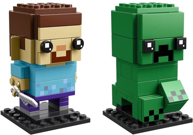 Lego BrickHeadz Steve & Creeper Minecraft Figuren