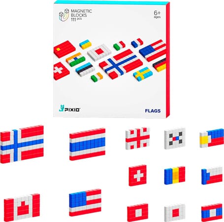 Magnetic Flag Building Blocks