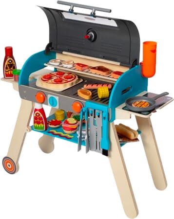 Melissa & Doug Wooden Deluxe Barbecue Grill