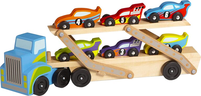 Melissa & Doug Mega Race-Car Carrier