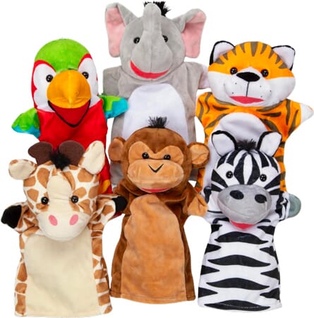 Melissa & Doug Safari Buddies Hand Puppets