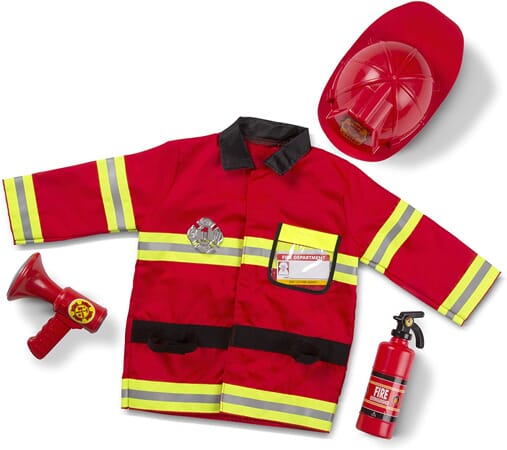 Melissa & Doug Fire Chief Role Play Costume Set