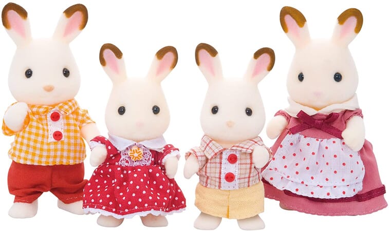 Sylvanian Families Famiglia Coniglio Cioccolato