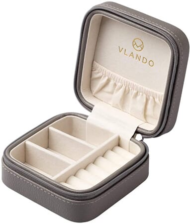 Vlando Small Travel Jewellery Box