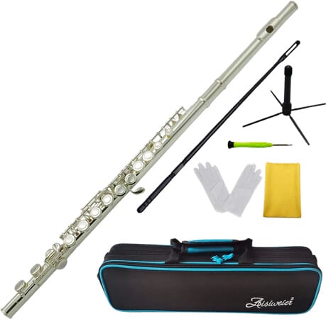 Beginner Cupronickel Flute Set