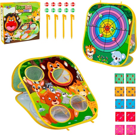 Animal Bean Bag Toss Game