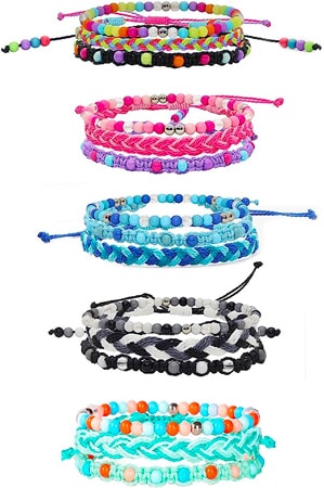 YANMIN Set de 15 Pulseras de la Amistad