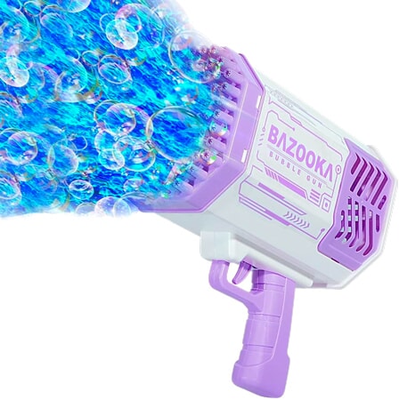 BOMOCO Bubbelmaskin med 69 Hål och LED-Ljus