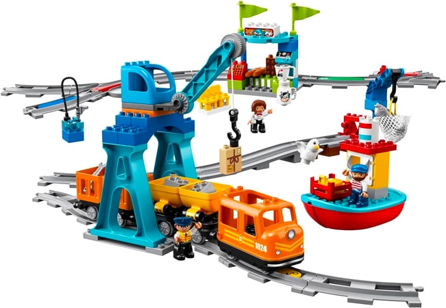 LEGO DUPLO Pociąg towarowy z napędem Push & Go