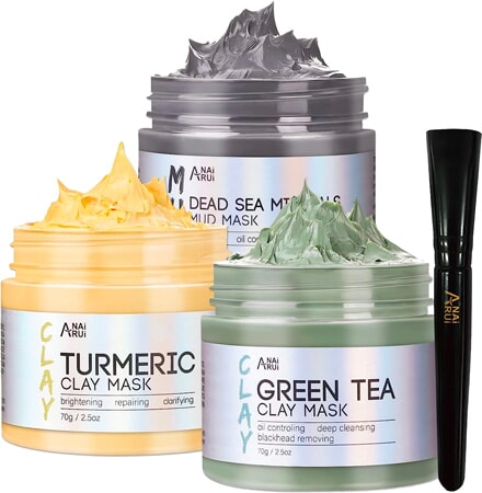 Set de Spa ANAI RUI con 3 Mascarillas de Arcilla