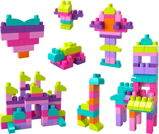 MEGA BLOKS First Builders Set da Costruzione 80 Pezzi