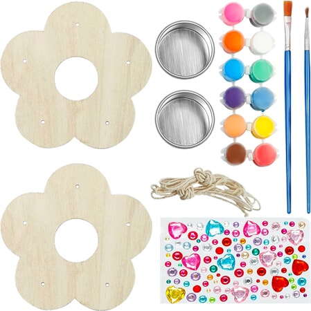 DIY Wooden Bird Feeder Craft Kit (2-Pack)