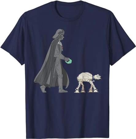 Star Wars Darth Vader AT-AT Walker grafisk t-shirt