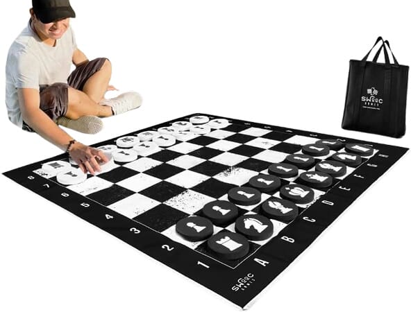 Giant Chess and Checker Set