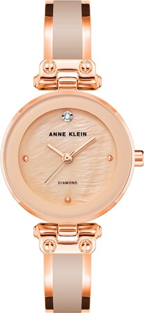 Anne Klein Diamond Accent Bangle Watch