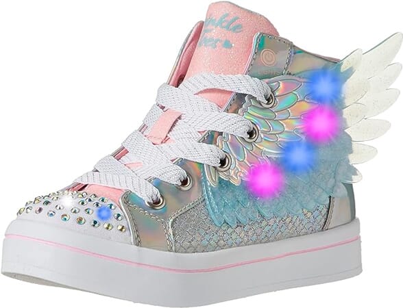 Zapatos con Alas de Unicornio y LED