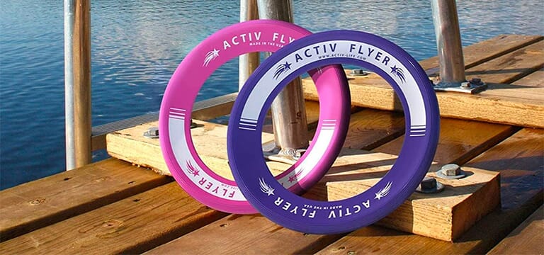 Lightweight Flying Frisbee Rings