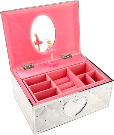 Jewelkeeper Girl’s Musical Jewellery Storage Box with Spinning Unicorn