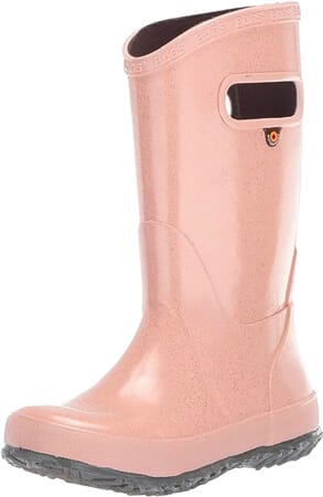 Pink Glitter Rain Boots