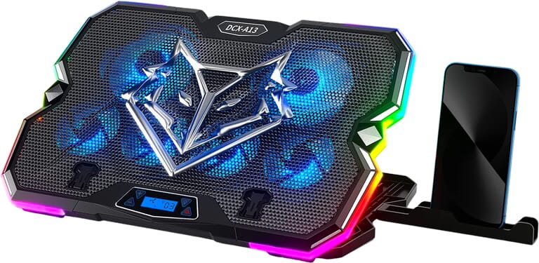 RGB Gaming Laptop Kühlpad mit Ständer
