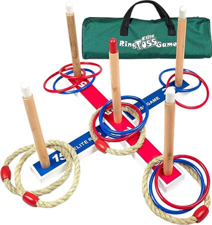 Wooden Ring Toss Game