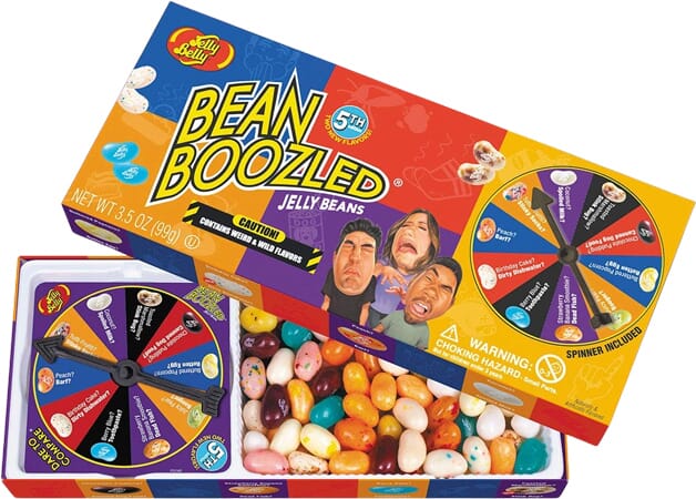 Gra BeanBoozled z Kręciołkiem