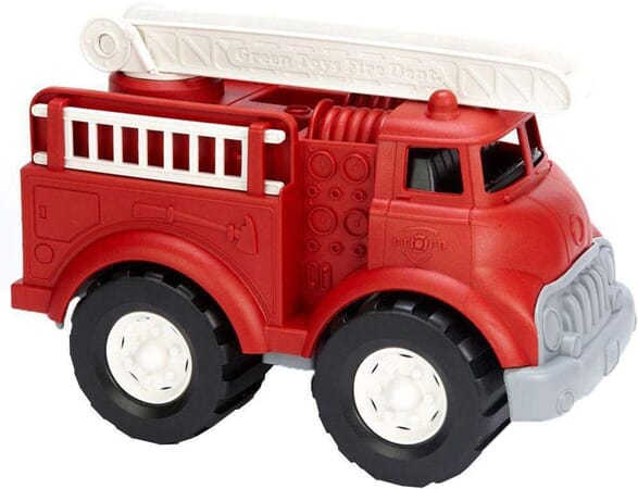 Camion de Pompiers Écologique avec Échelle Mobile