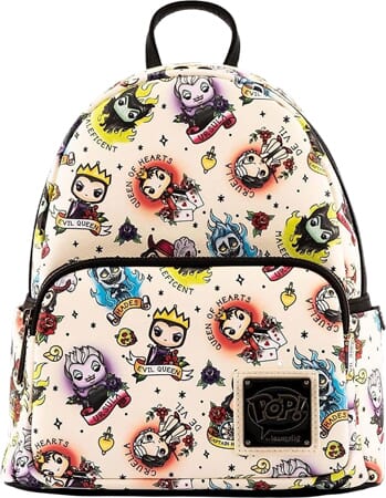 Mini Plecak z Motywem Złoczyńców Disneya w Stylu Pop Art