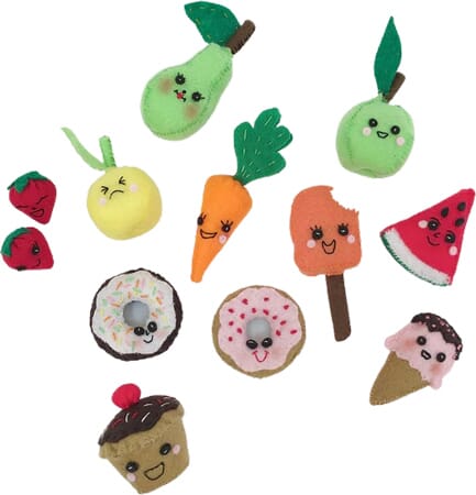 Zestaw do Szycia Pluszowych Przekąsek Kawaii