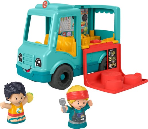 Muzyczny Food Truck Little People z Rozkładaną Ladą