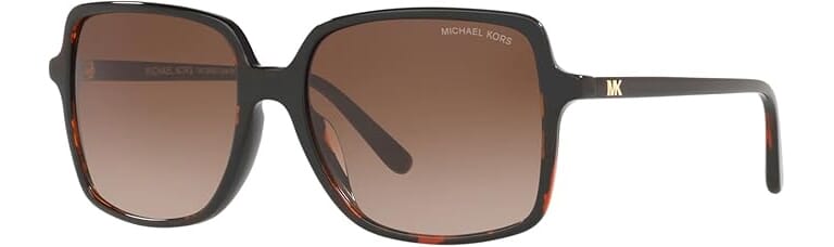 Okulary przeciwsłoneczne Michael Kors z gradientowymi szkłami i szylkretową oprawą