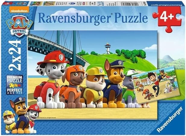 Puzzle z podwójną sceną Psi Patrol