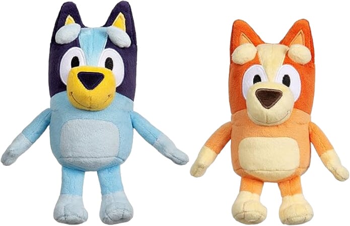 Pluszowe Maskotki Bluey i Bingo