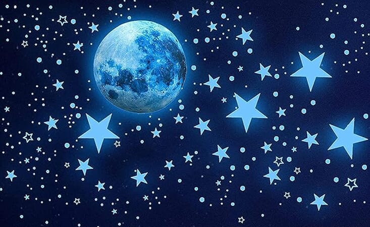 Étoiles Phosphorescentes pour Plafond