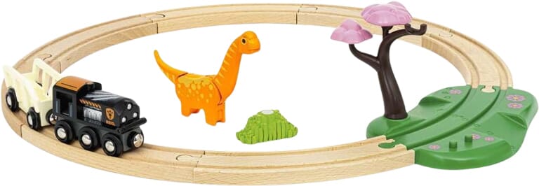 BRIO Houten Treinset met Interactieve Dinosaurus