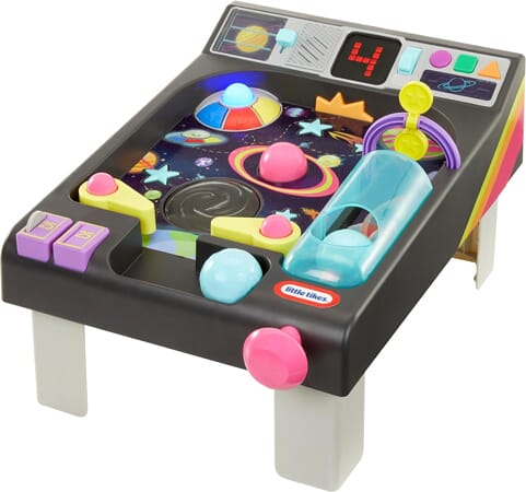 Stojący stolik pinball ze światłami i dźwiękami dla maluchów