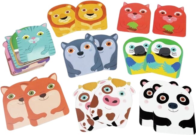 Cartes d'Association en Bois Familles du Monde