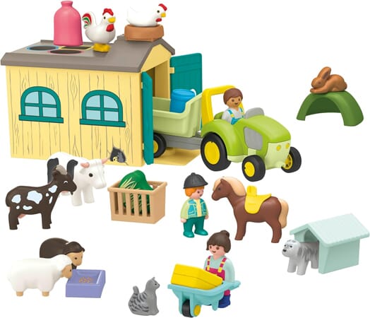 Grand Tracteur de Ferme avec Animaux
