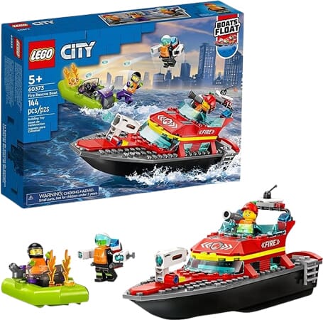 LEGO Pływająca Łódź Strażacka