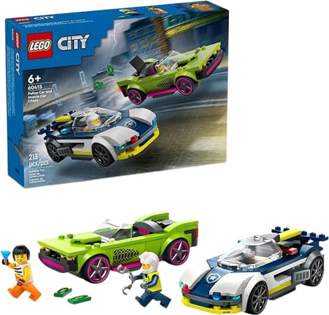 Zestaw Lego Radiowóz Policyjny i Samochód Ucieczkowy