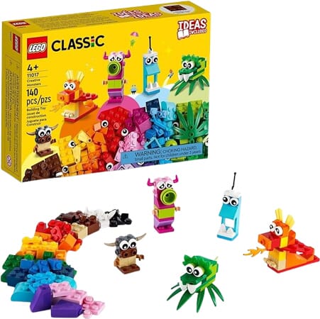 Zestaw klocków LEGO do budowy Przyjaznych Potworków