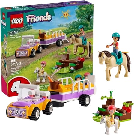 Zestaw LEGO Friends z Przyczepą dla Koni