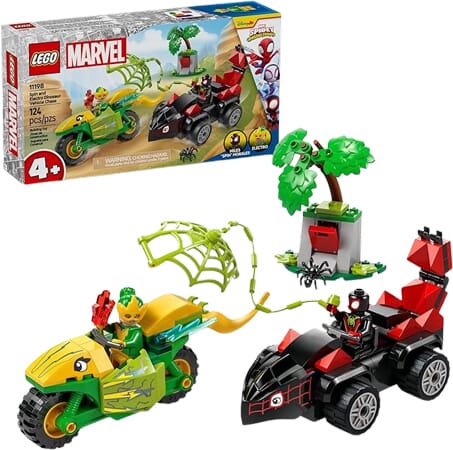 Zestaw LEGO Spidey i Pościg Dinozaurów