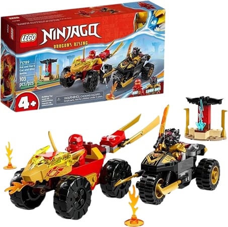 Zestaw NINJAGO z Samochodem i Pojazdem Terenowym