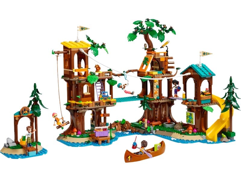 Grand Set de Construction Cabane dans les Arbres et Camp d'Aventure