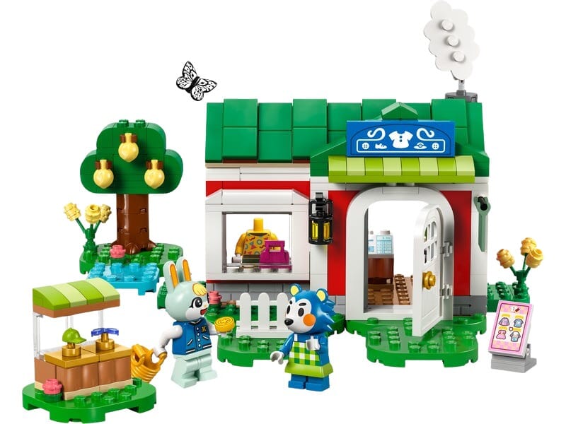 Set de Construcción Tienda de Moda Animal Crossing con 322 Piezas