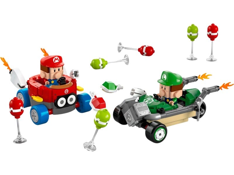 LEGO Mario Rennkart-Set mit Baby Mario und Baby Luigi