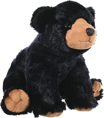 Cuddly Black Bear Stuffed Animal